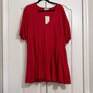 Universal Thread Scarlet V-Neck Tunic
